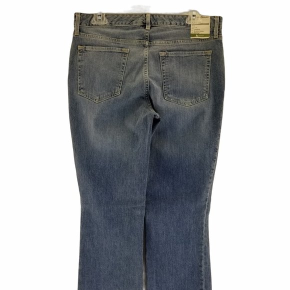 Eddie Bauer Womens Blue Vintage Slightly Curvy Boo - Picture 2 of 8